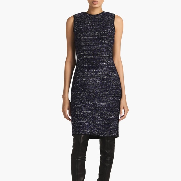 John sleeveless metallic tweed sheath dress (Nordstrom)